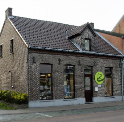 Exterieur van de winkel